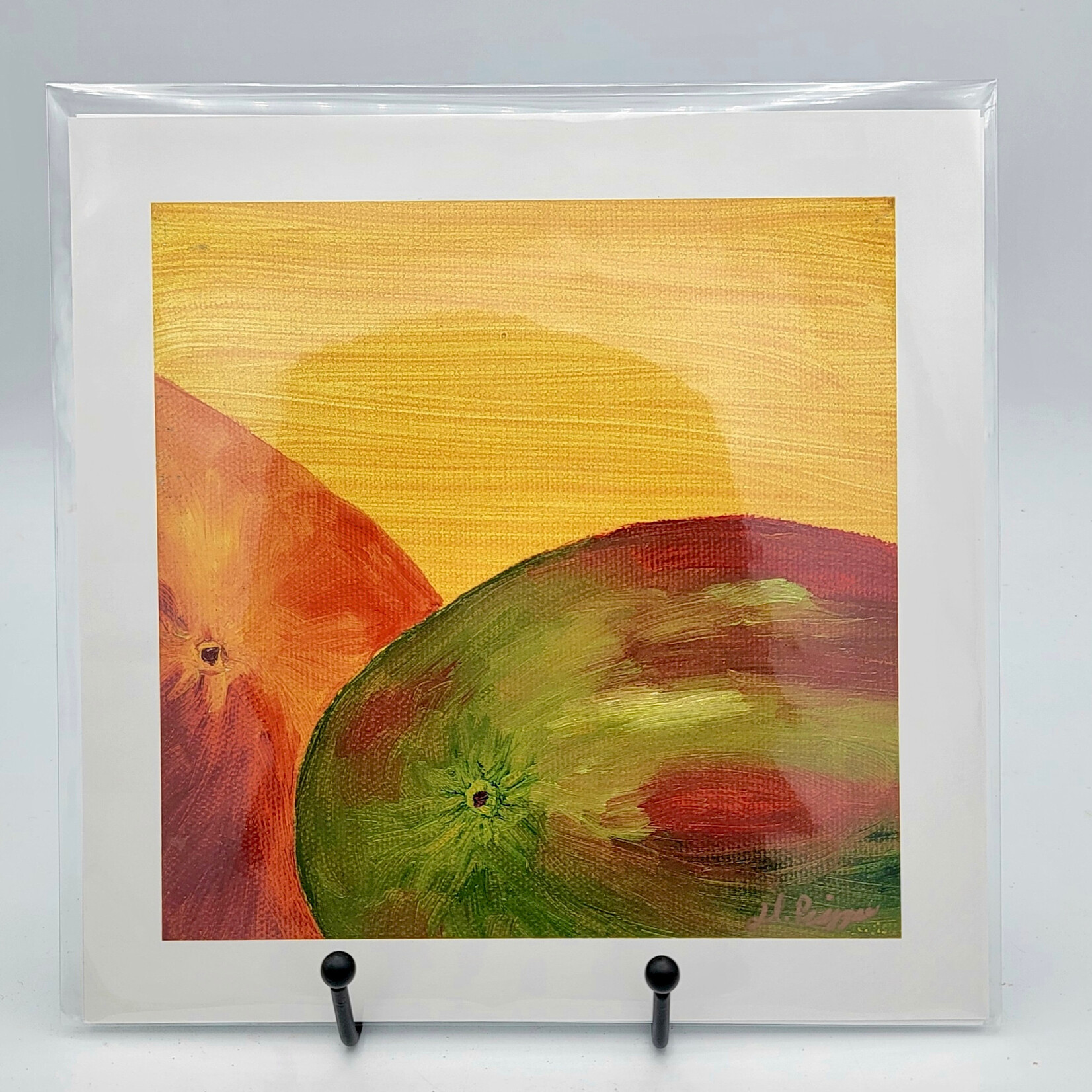 Piazza Art Mangoes @Piazza.Art Signed Print 8 1/2” x 8 1/2” Med