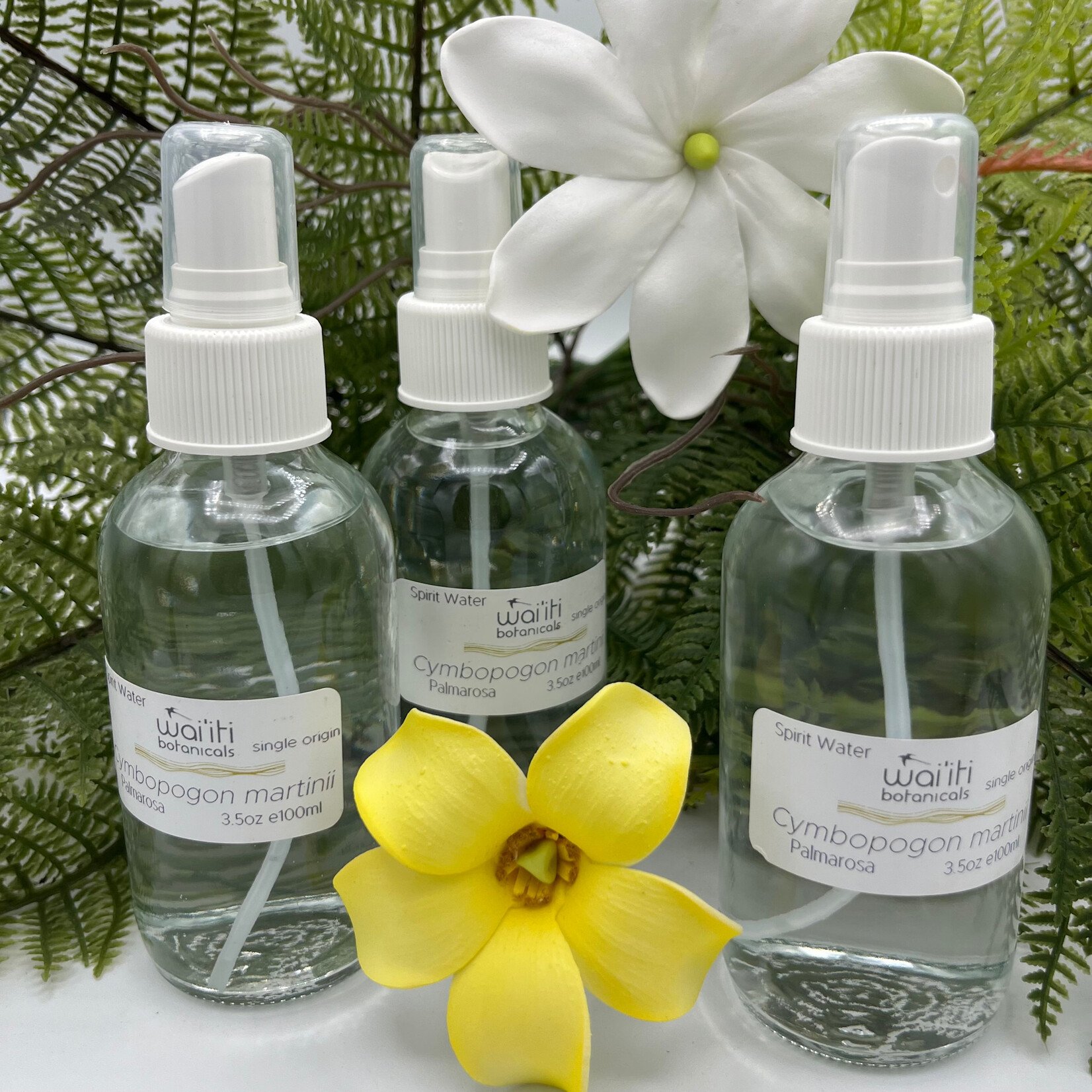 Wai’iti Botanicals / Aroma Hawaii Spirit Water/Hydrosol - Palmarosa Scented