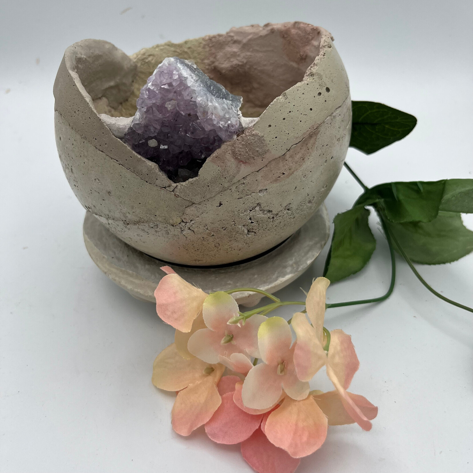 Little McKfarm 2pc Large Amethyst Planter