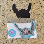 Piazza Art Sea Turtle Piazza Art Magnet 3” cut-out