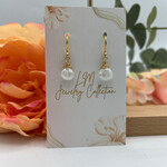 Little McKfarm White Sapphire Heart VM Earrings