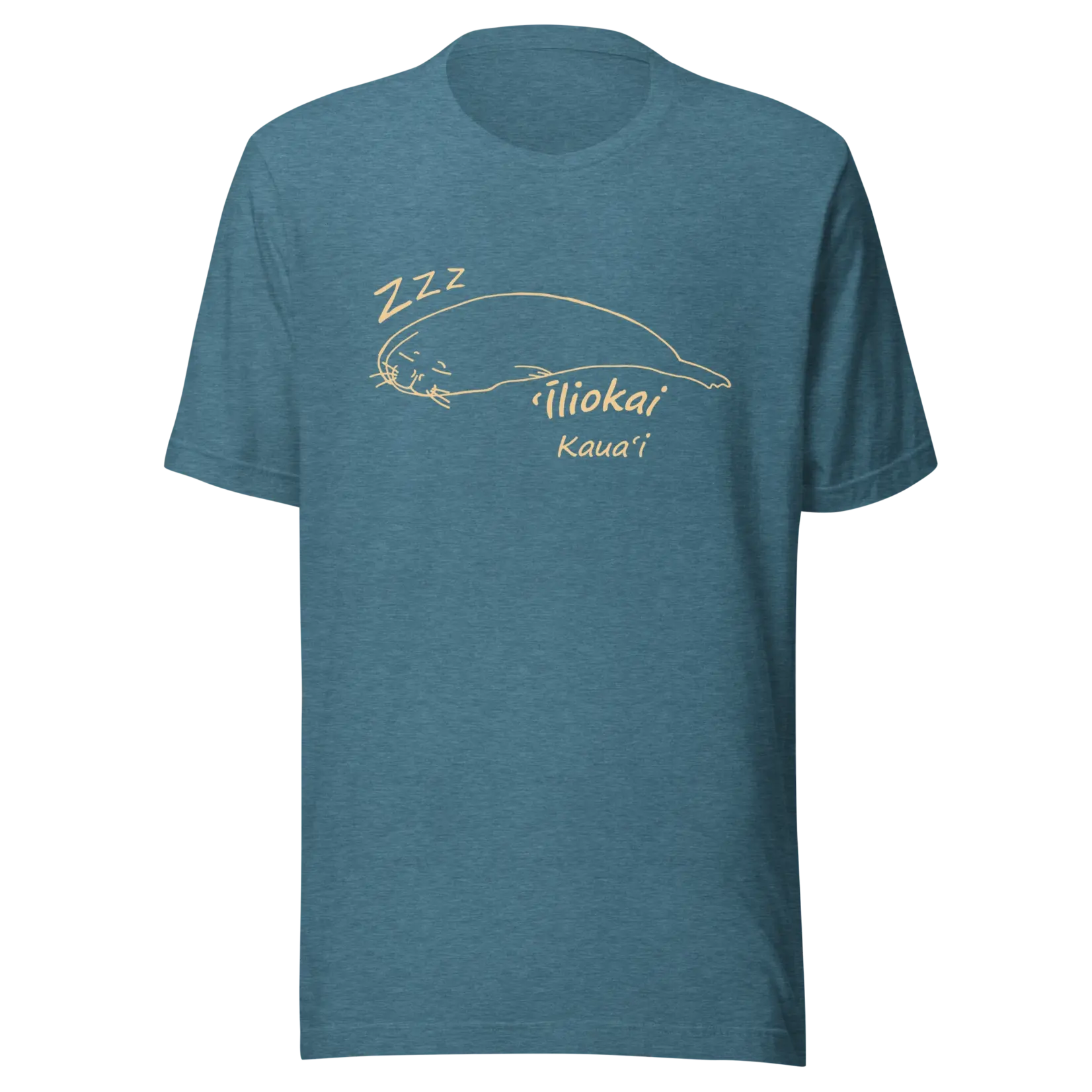 Iliokai Kauai ZZZ ‘iliokai T-Shirt Heather Teal