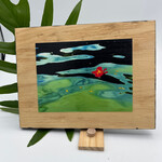 Iliokai Kauai Photo on Reclaimed Wood - Hibiscus Borealis on Wailua