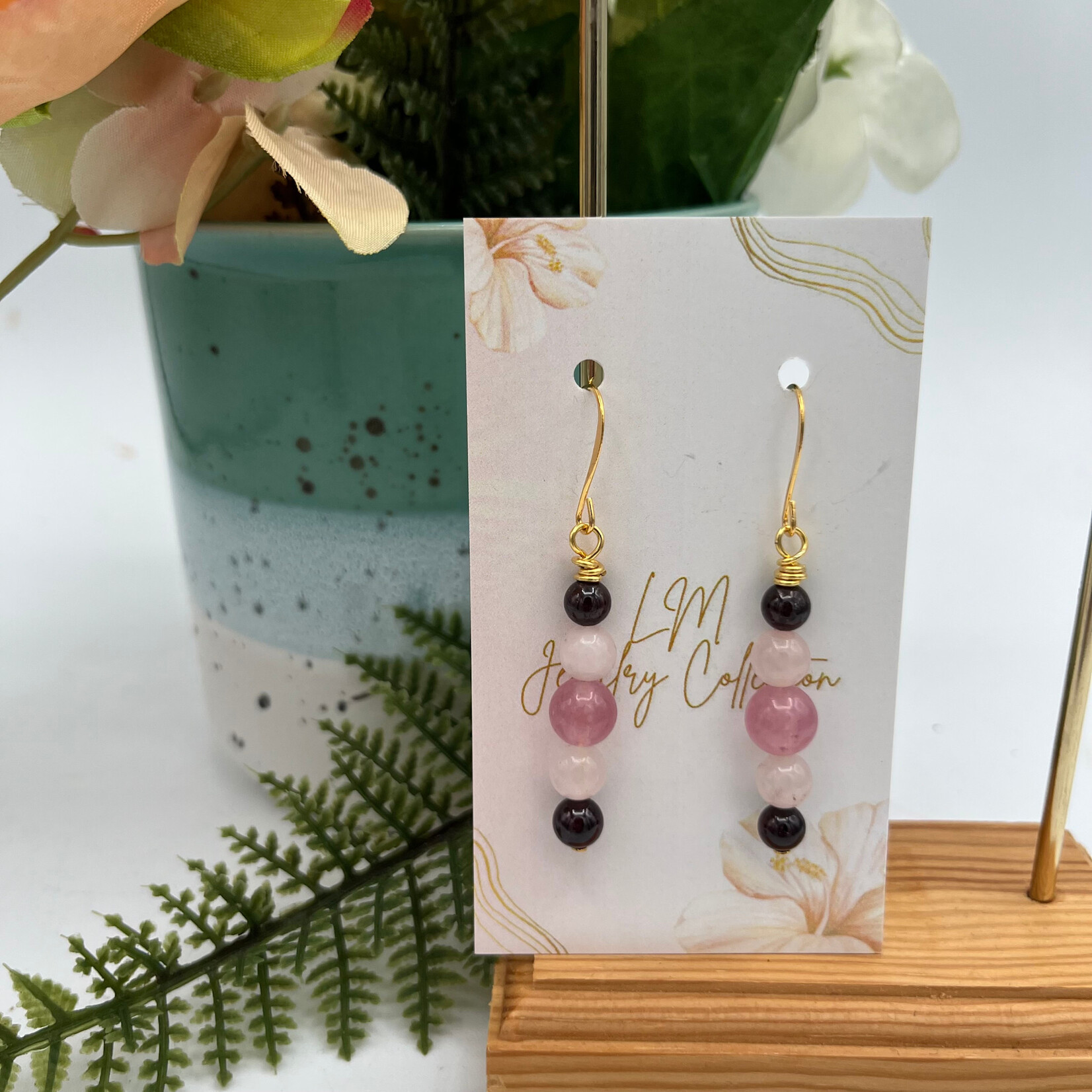 Little McKfarm Mixed Gemstone GP Earrings