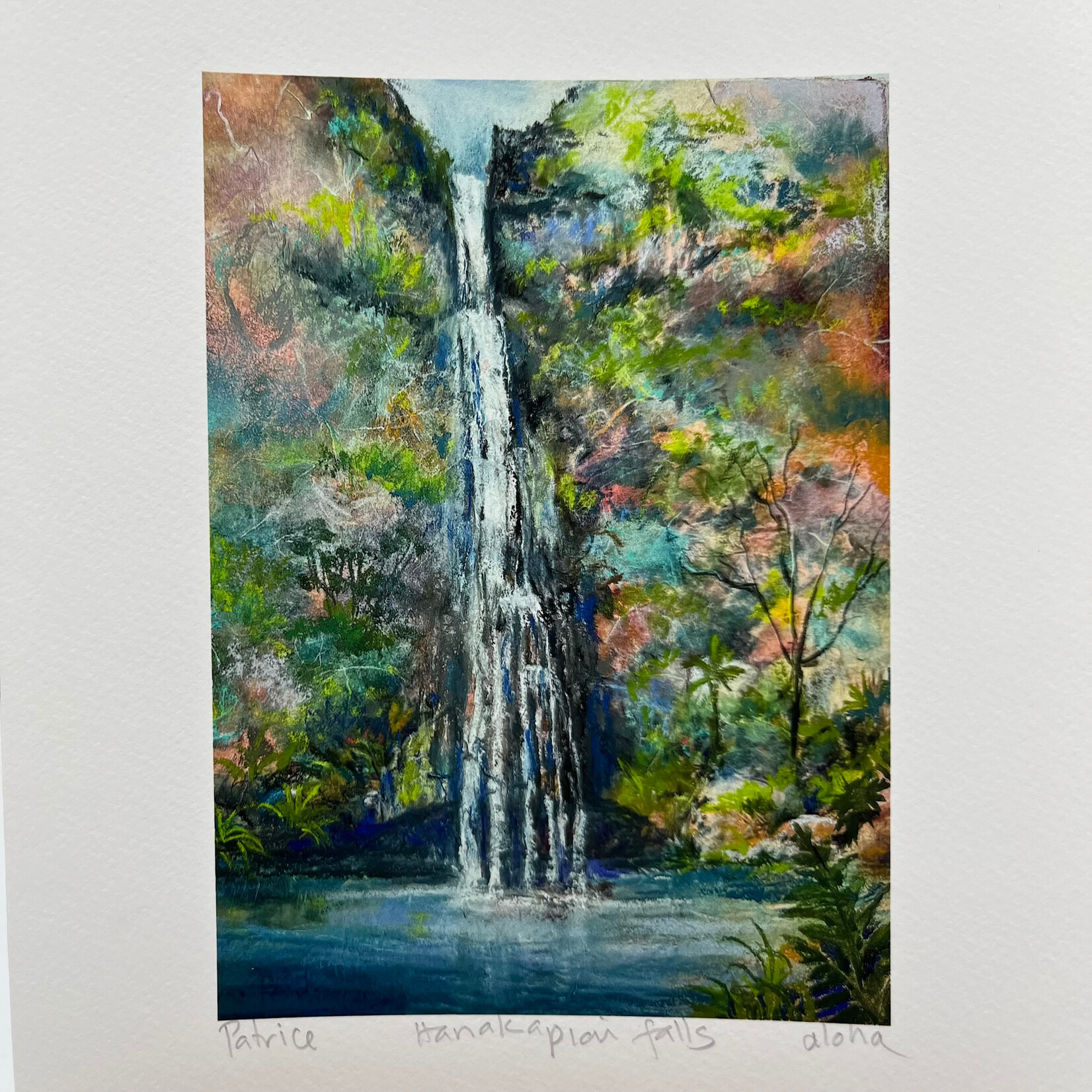 Patrice Pendarvis Studio Hanakapiai Falls