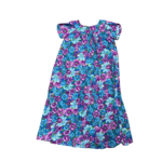 Mission Zero Vintage Mu'umu'u - No Label 70's Flower Power Blue/Purple