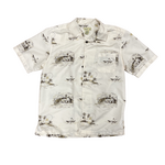 Mission Zero Men’s Reloved Aloha Shirt - Trader Bay - Canoe Hale Hula L