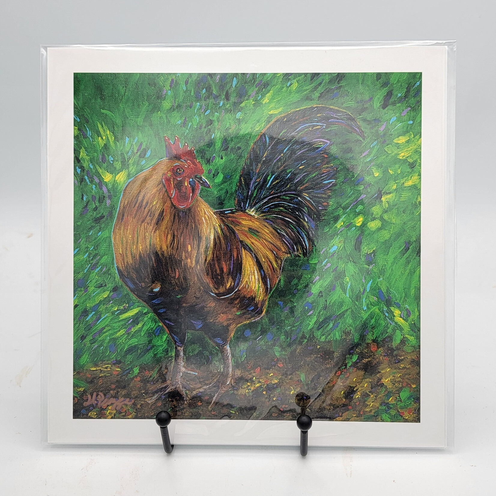 Piazza Art Kauai Rooster Signed Print