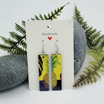 Piazza Art Pineapple  Piazza Art Stainless Steel Bar  Earrings