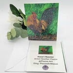 Piazza Art Kauai Rooster Art Card 4 1/2" x 5 1/2"