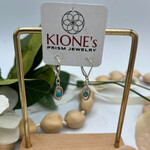 Kione’s Prism Jewelry Turquoise + SS Earrings