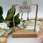 Kione’s Prism Jewelry Amethyst + 14kt Yellow GF Earrings