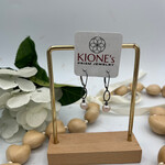 Kione’s Prism Jewelry FW Pink Pearl + OX SS Earrings