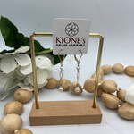 Kione’s Prism Jewelry Baroque + FW Pearl + 14kt Yellow GF Earrings