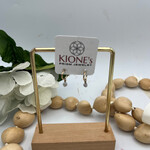 Kione’s Prism Jewelry Akoya Saltwater Pearl + 14kt Yellow GF Earrings