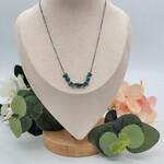 Kione’s Prism Jewelry Turquoise + OX SS Necklace