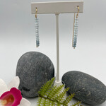 GKS - Grace K Studio Aquamarine Threader GF Earrings
