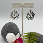 GKS - Grace K Studio Abalone Lotus Flower SS Earrings