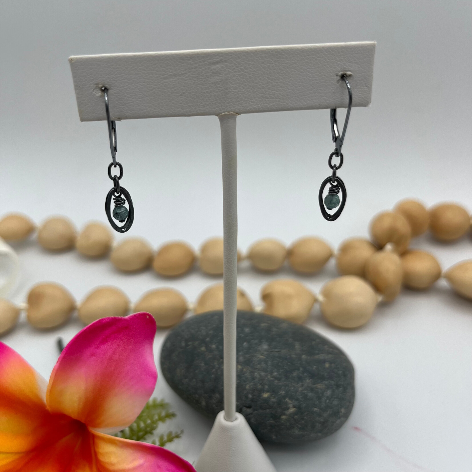 Kione’s Prism Jewelry Apatite + OX SS Earrings