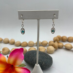 Kione’s Prism Jewelry Turquoise + SS Earrings