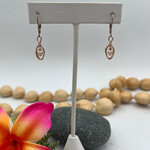 Kione’s Prism Jewelry Pink FW Pearl + Rose GF Earrings