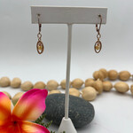 Kione’s Prism Jewelry Citrine + 14kt Rose GF Earrings