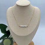 GKS - Grace K Studio Stick Pearl GF 16" Necklace