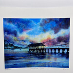 Patrice Pendarvis Studio Hanalei Pier 7" x 9" (Open Edition)