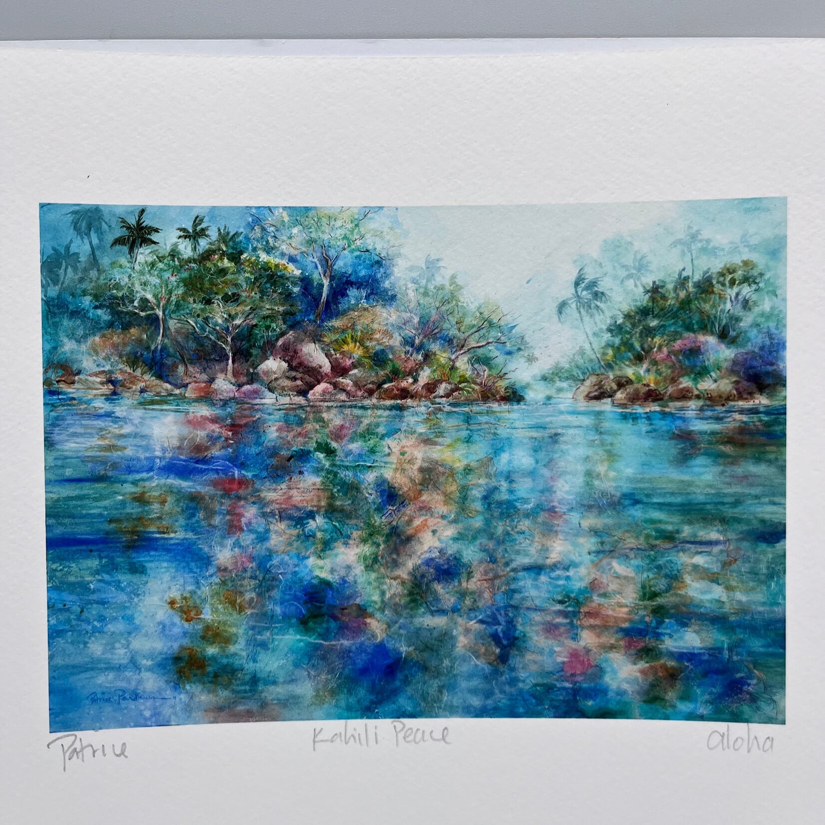 Patrice Pendarvis Studio Kahili Peace 5" x 7" (Open Edition)