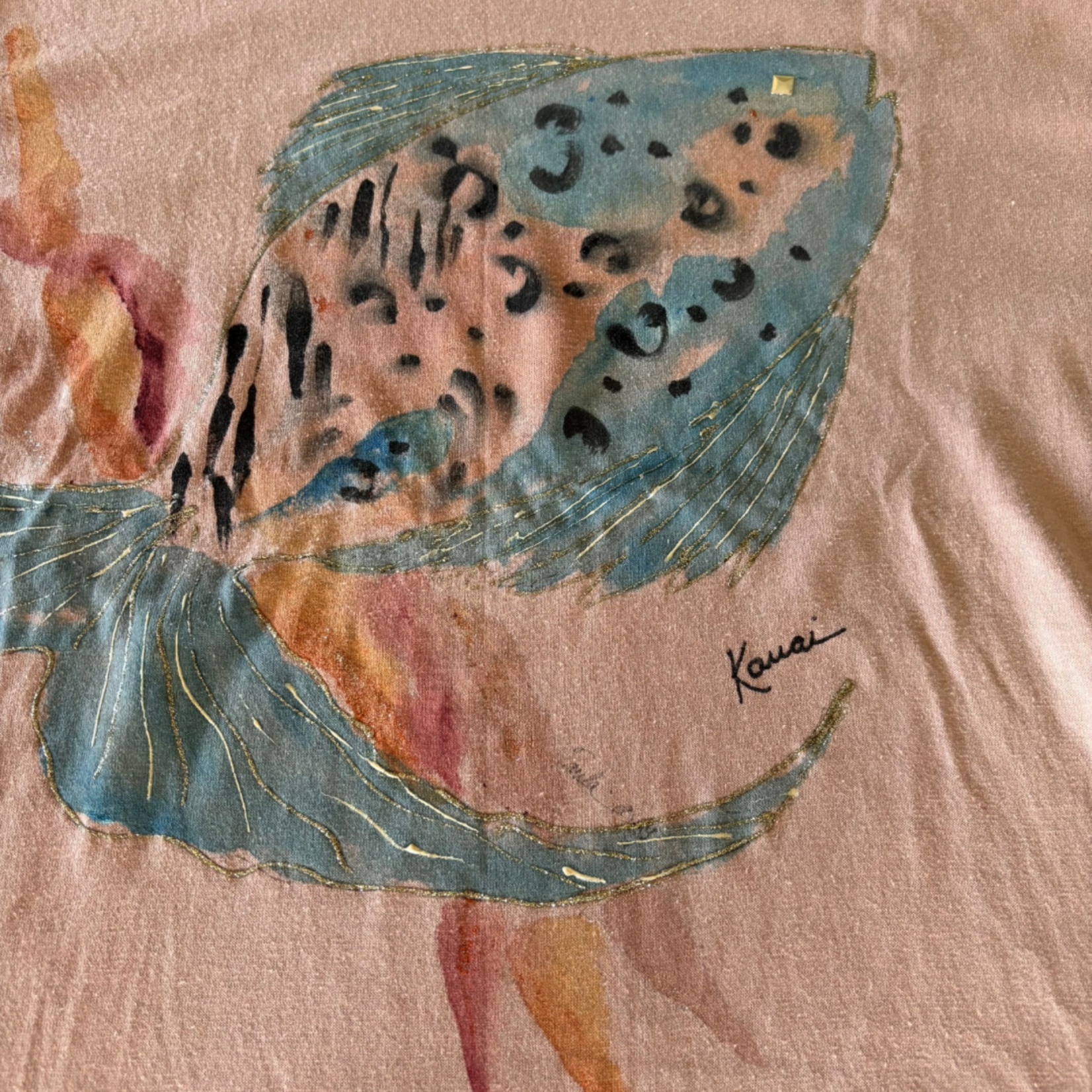 Mission Zero Handpainted  Artist Signed Shirt - Paula Original - Small