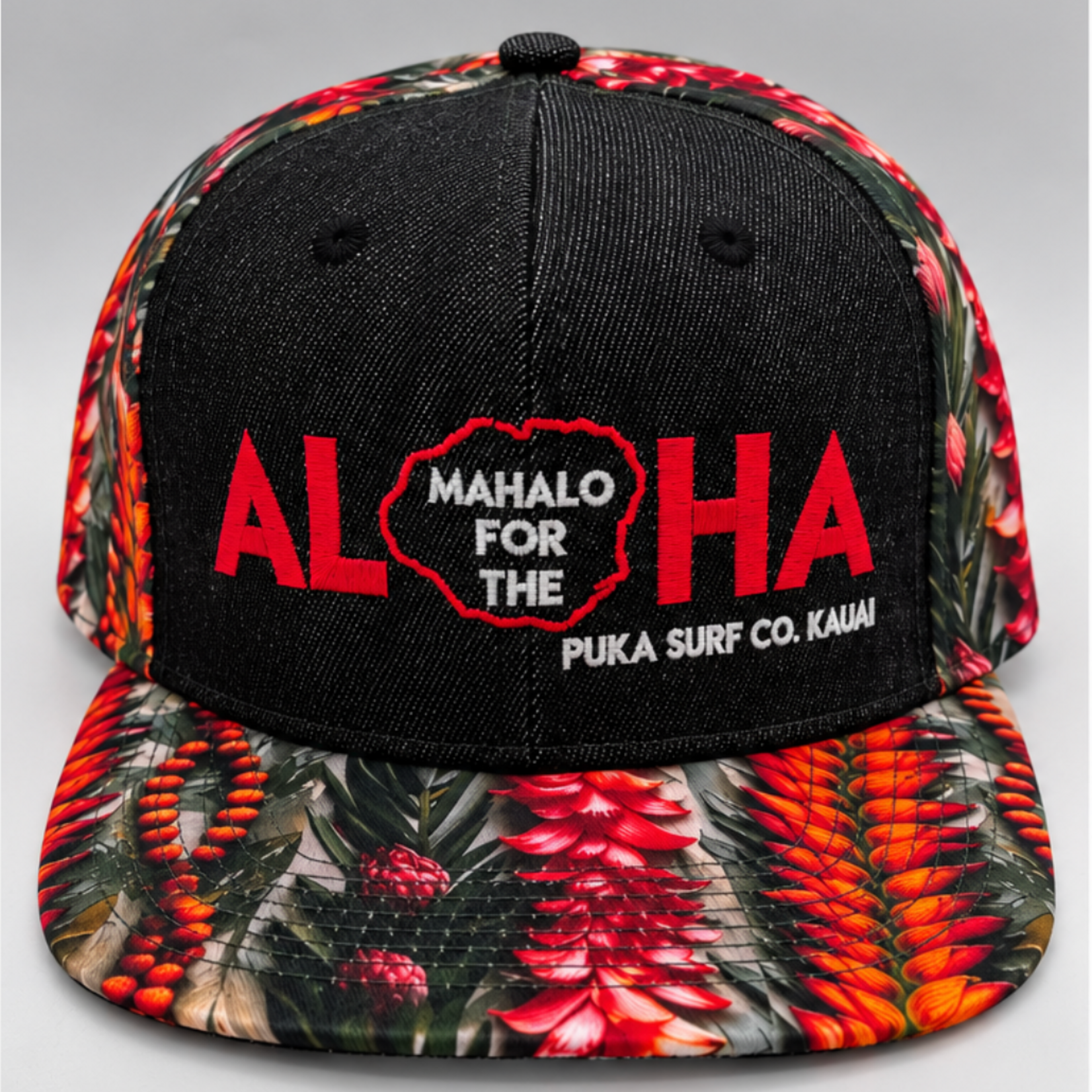 Puka Surf Co. Hawaii Kuʻu Lei Punahele - Mahalo Aloha Snapback