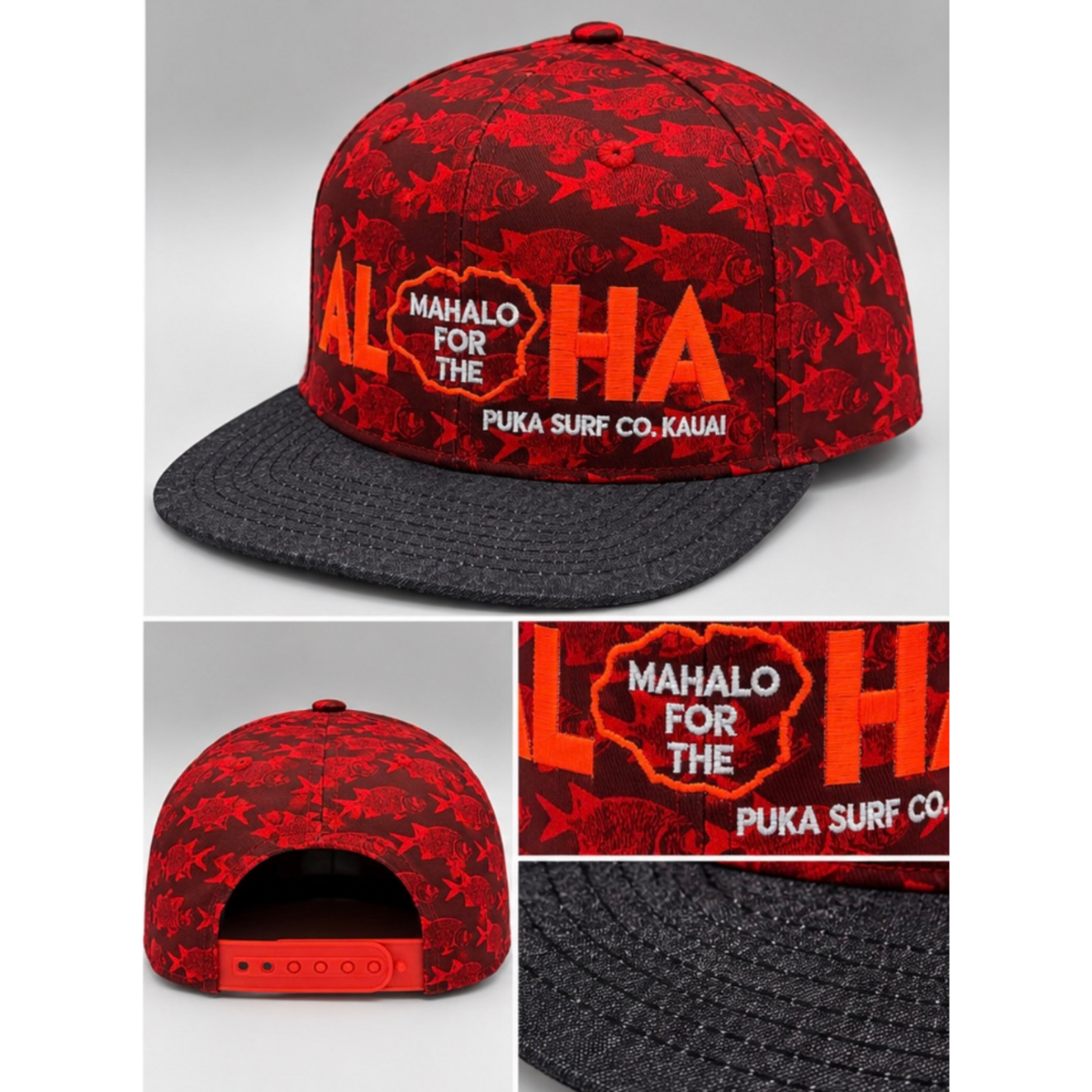 Puka Surf Co. Hawaii Menpachi - Mahalo Aloha Snapback