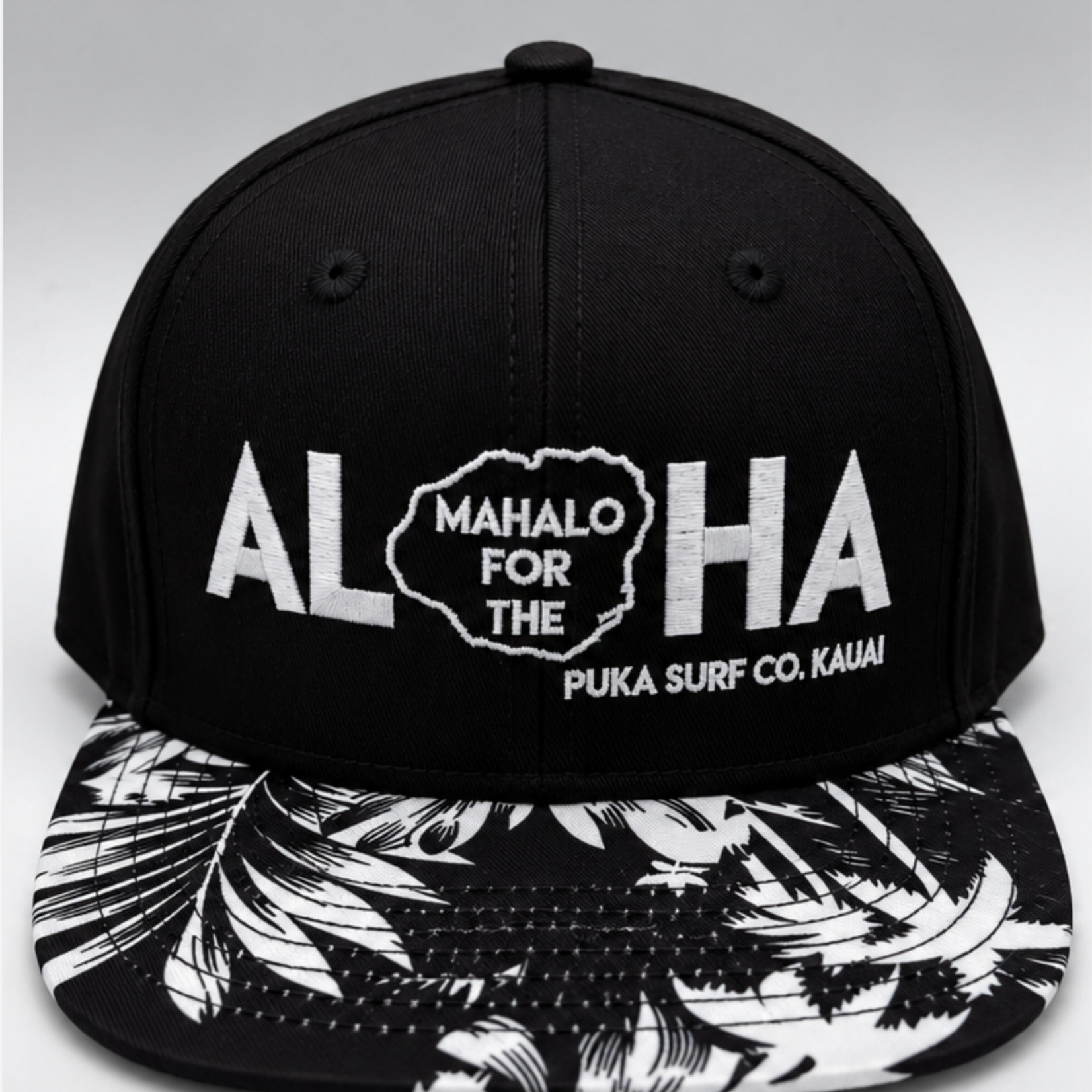 Puka Surf Co. Hawaii Vintage Palms - Mahalo Aloha Snapback