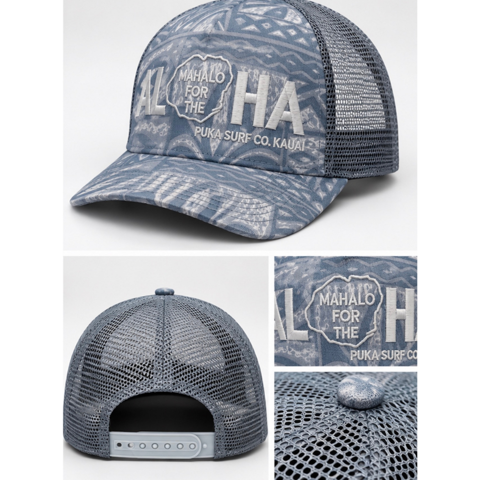Puka Surf Co. Hawaii Kapa - Mahalo Aloha Snapback