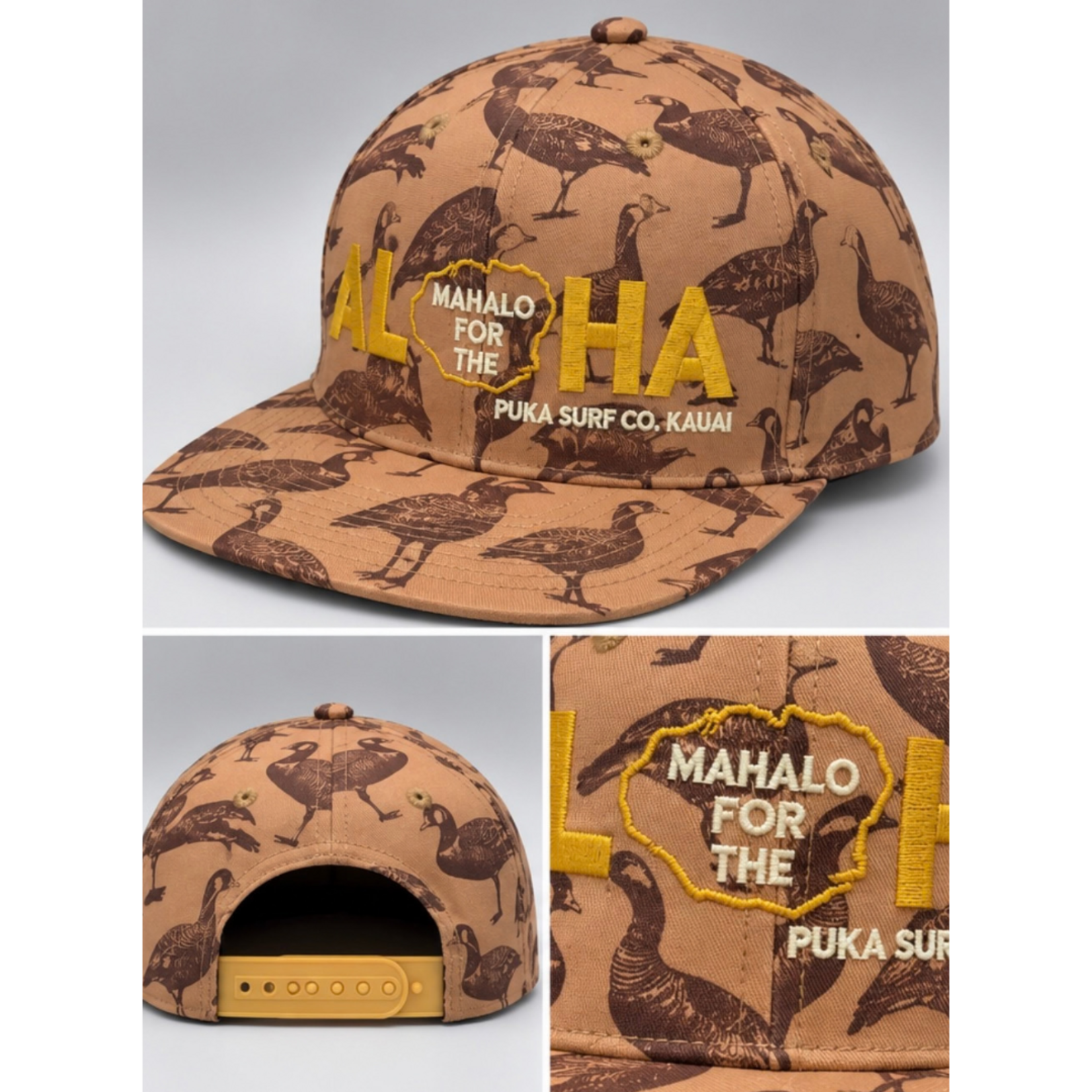 Puka Surf Co. Hawaii Nēnē - Mahalo Aloha Snapback