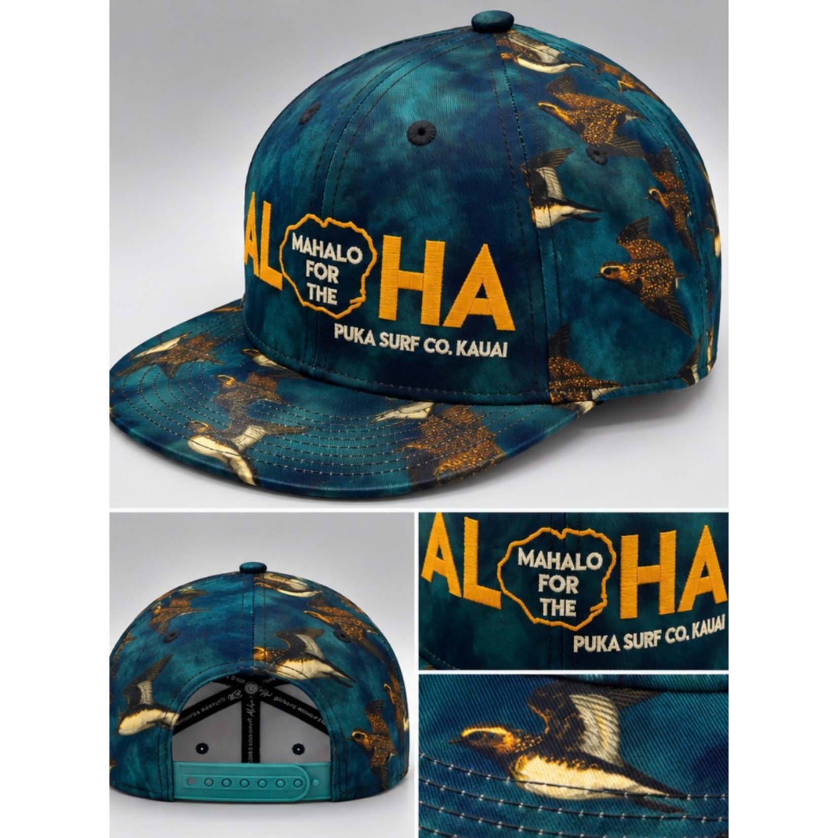 Puka Surf Co. Hawaii Mighty Kōlea - Mahalo Aloha Snapback