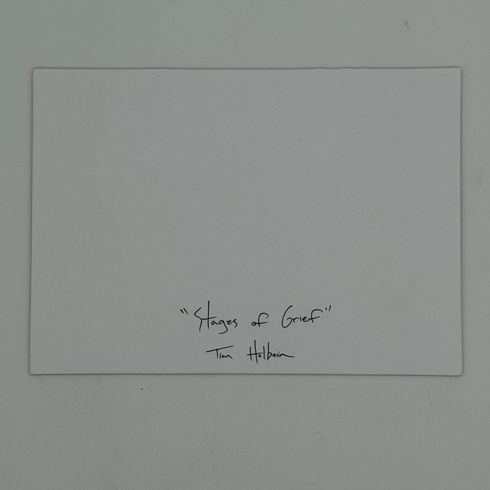 Paper & Thread Stages of Grief Print 5x7