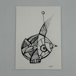 Paper & Thread Bird Print 5x7