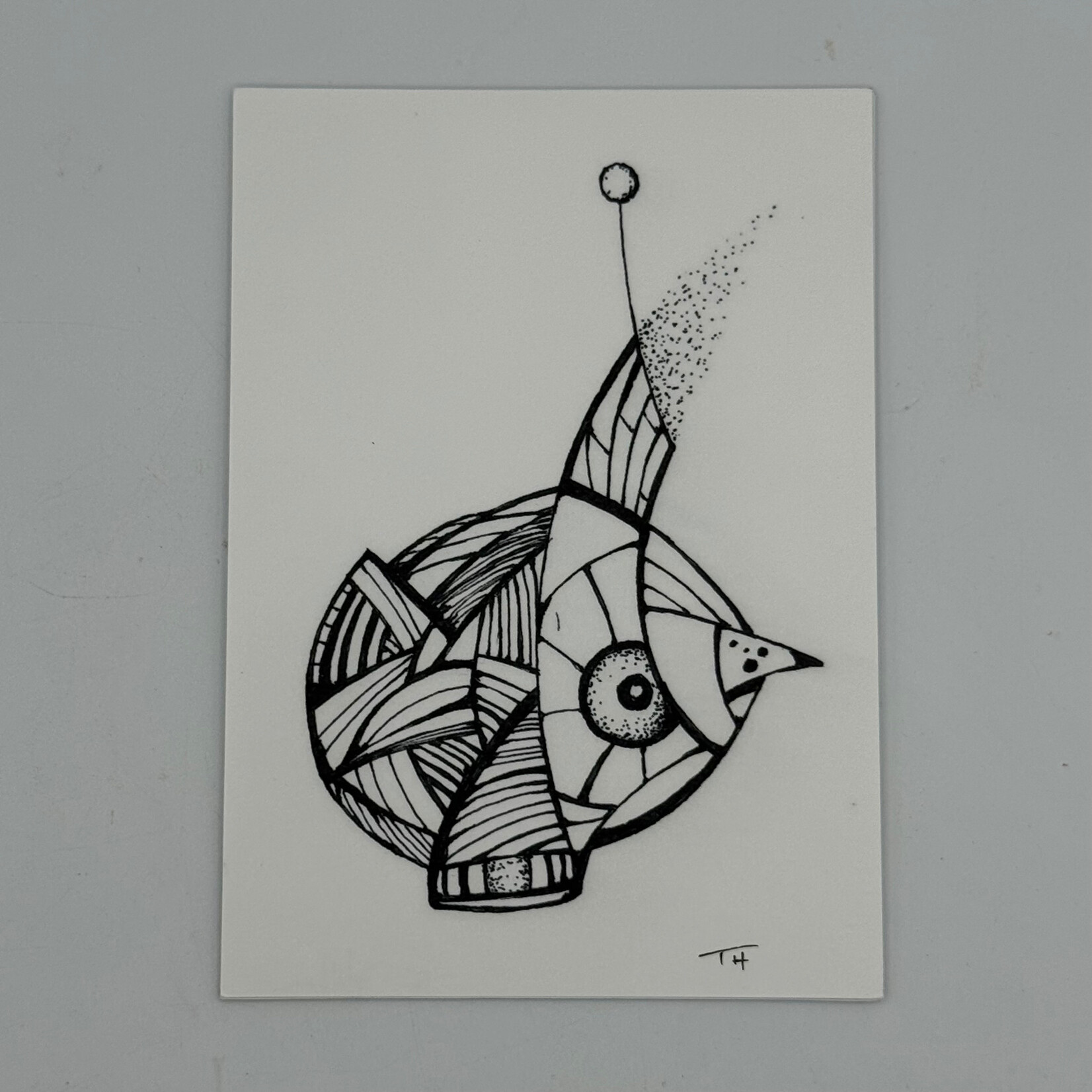 Paper & Thread Bird Print 5x7