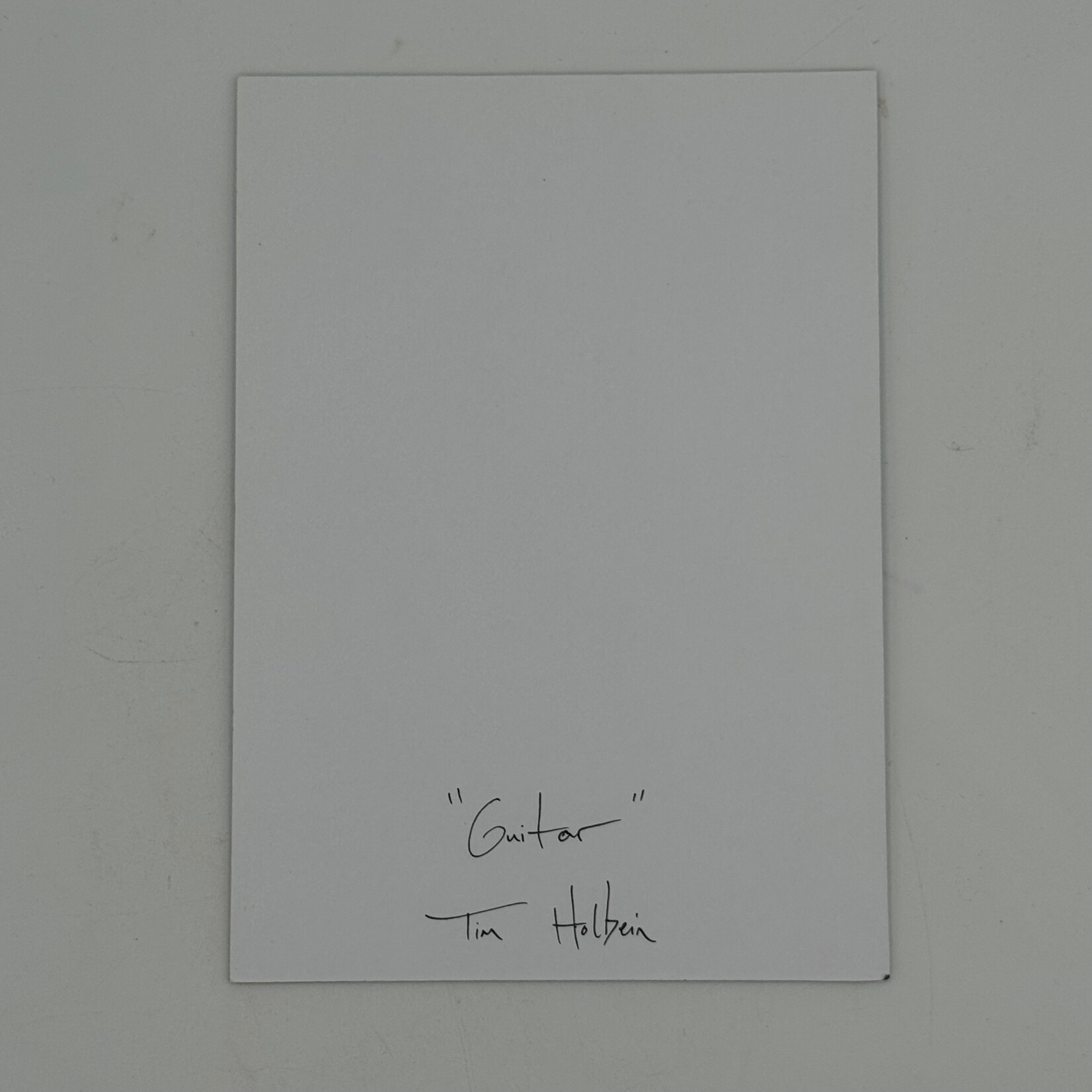 Paper & Thread Guitar Print 5x7