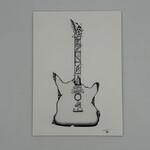 Paper & Thread Guitar Print 5x7