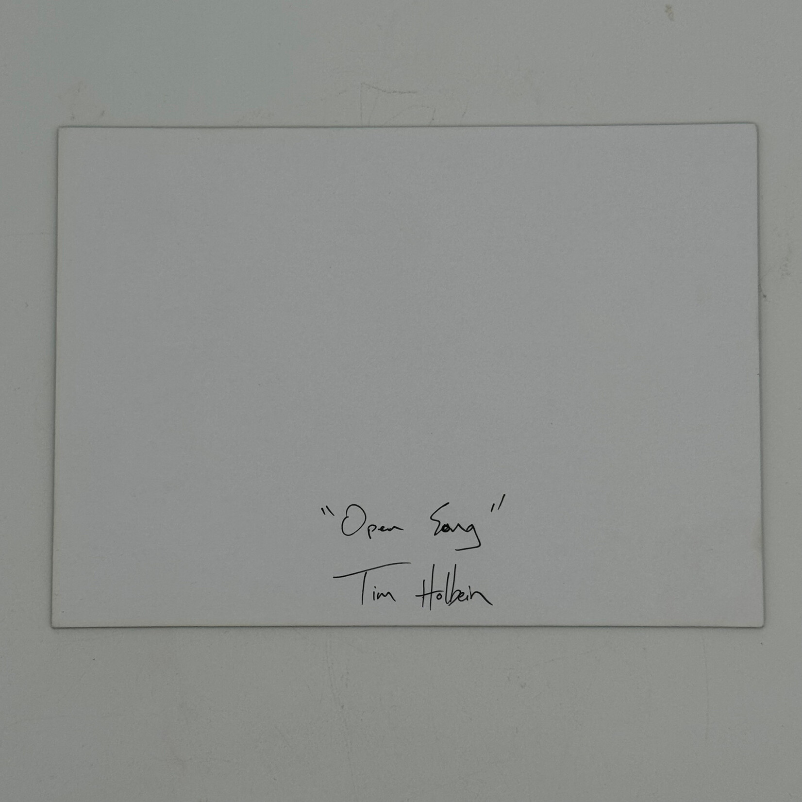 Paper & Thread Open Song Print 5x7