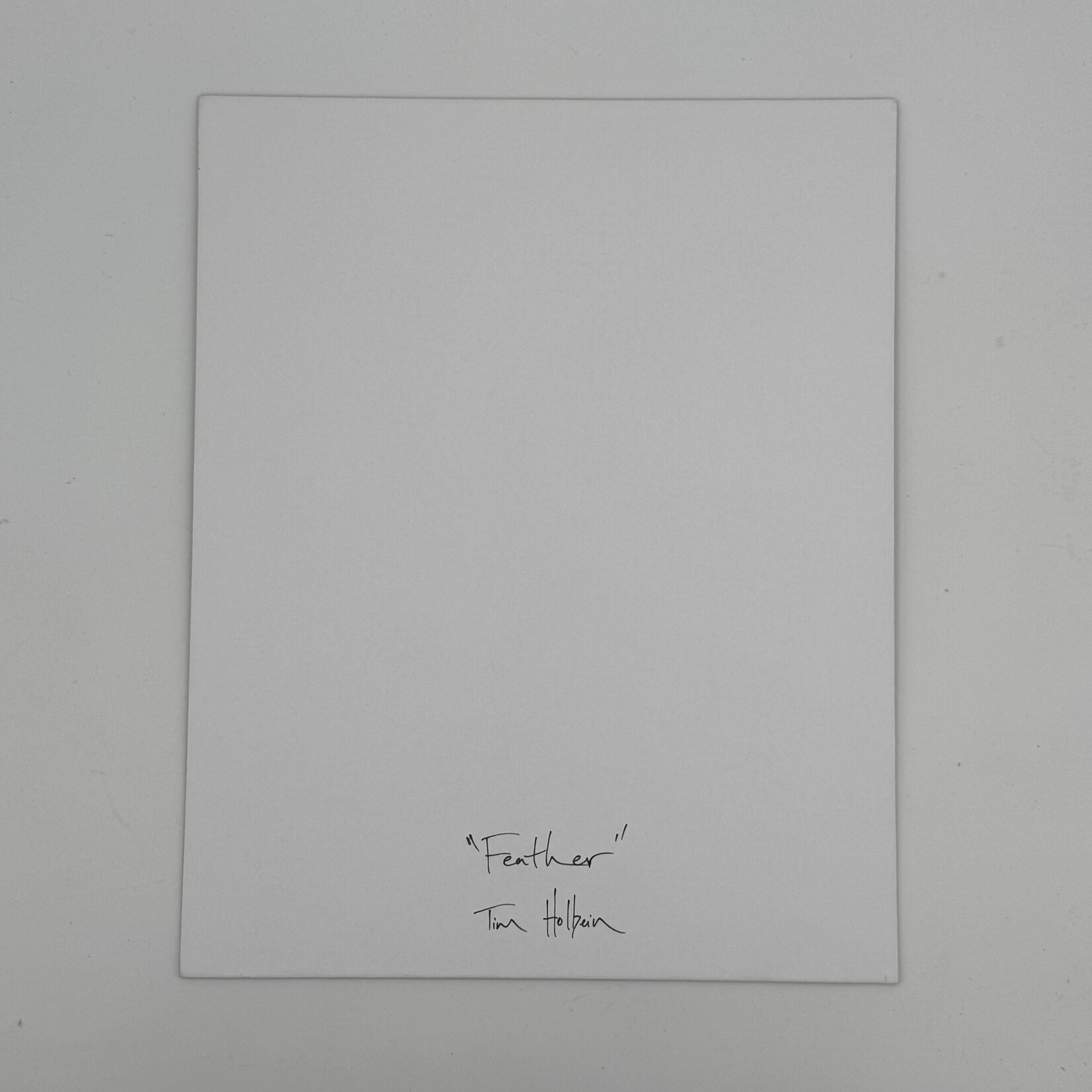 Paper & Thread Feather Print 8x10