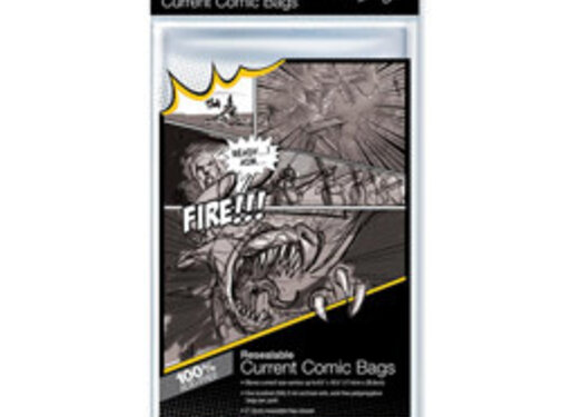BCW STORAGE BAGS BCW COMIC CURRENT/MODERN # 82225