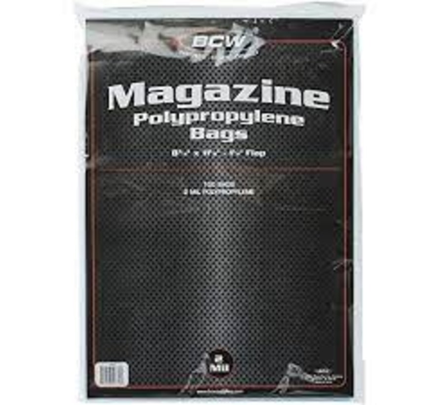 BCW MAGAZINE BAGS #1-MAG-R