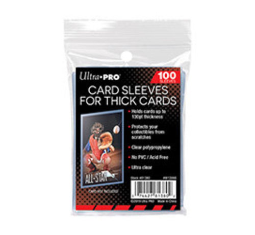 ULTRA PRO UP THICK CARD SLEEVES (100CT) #81380