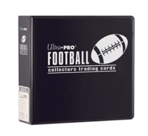 ULTRA PRO FOOTBALL BINDER BLACK #81403