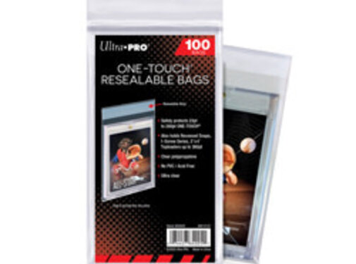 ULTRA PRO ONE-TOUCH BAGS RESEALABLE #84005