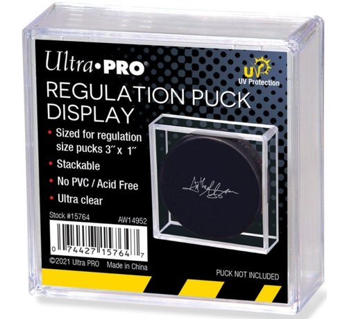 ULTRA PRO UP PUCK HOLDER SQUARE REGULATION UV PROTECTED #15764