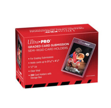 ULTRA PRO UP SEMI RIGID TALL/GRADED CARD SUBMISSION 200CT #43000